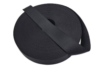 Zwarte Geweven Polyester Band